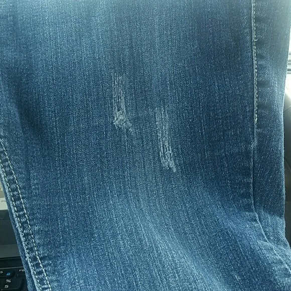 BQB Jeans Flap Pockets Studs Distressed Skinny EUC - Picture 7 of 8